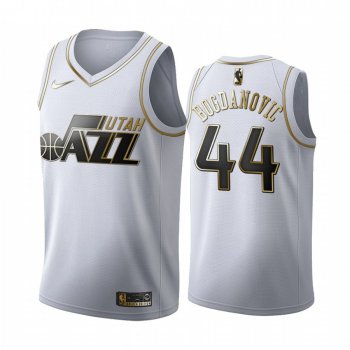 Bojan Bogdanovic #44 Utah Jazz White Golden Edition Jersey