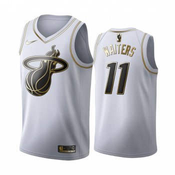 Dion Waiters #11 Miami Heat White Golden Edition Jersey