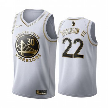 Glenn Robinson III #22 Golden State Warriors White Golden Edition Jersey