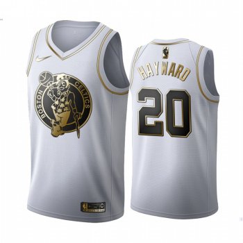 Gordon Hayward #20 Boston Celtics White Golden Edition Jersey