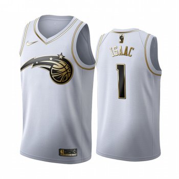 Jonathan Isaac #1 Orlando Magic White Golden Edition Jersey