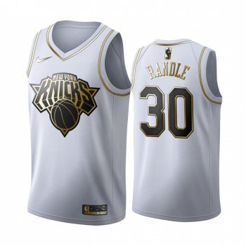 Julius Randle #30 New York Knicks White Golden Edition Jersey