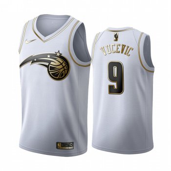 Nikola Vucevic #9 Orlando Magic White Golden Edition Jersey