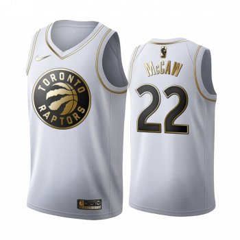 Patrick McCaw #22 Toronto Raptors White Golden Edition Jersey