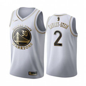 Willie Cauley-Stein #2 Golden State Warriors White Golden Edition Jersey