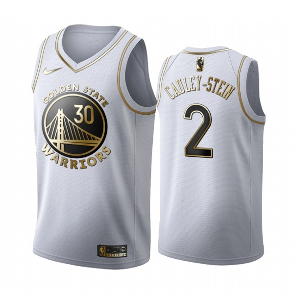 Willie Cauley-Stein #2 Golden State Warriors White Golden Edition Jersey