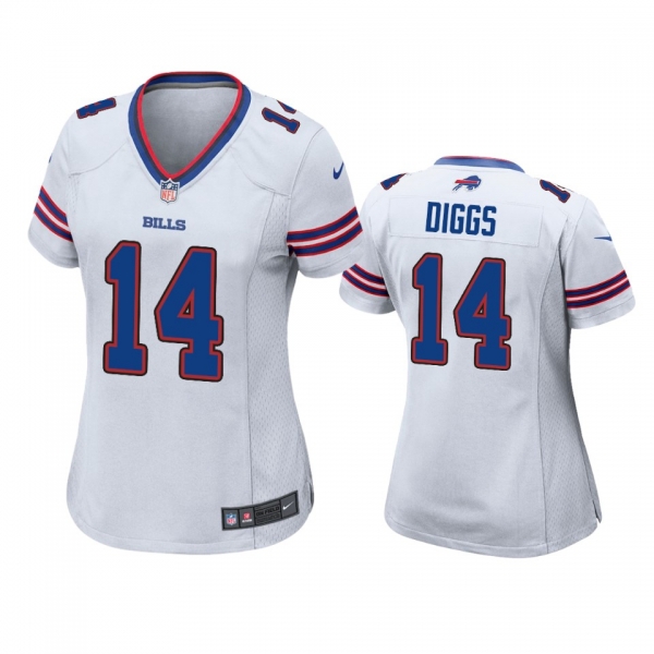 Women's Buffalo Bills Stefon Diggs White Game Jersey