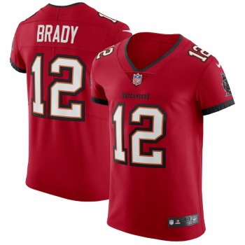 Men's Nike Tom Brady Red Tampa Bay Buccaneers Vapor Elite Jersey