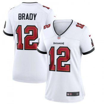 Women's Nike Tom Brady White Tampa Bay Buccaneers Game Jersey