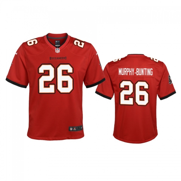 Youth Tampa Bay Buccaneers Sean Murphy-Bunting Red 2020 Game Jersey