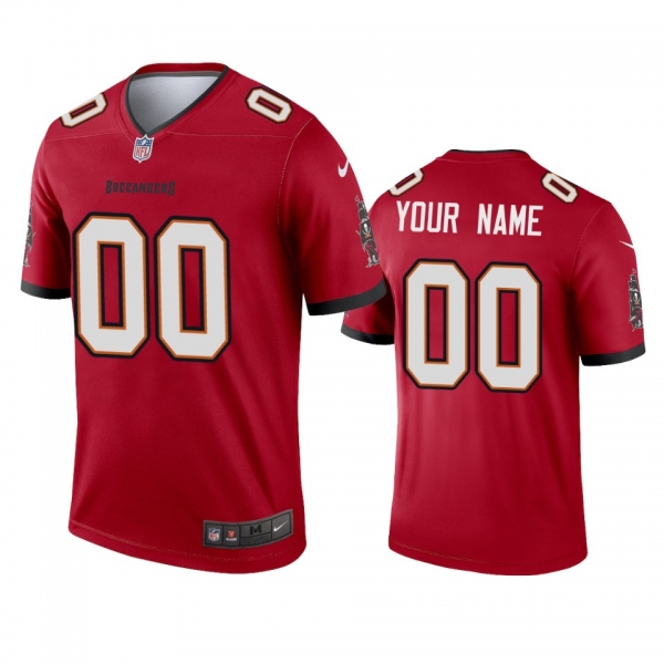 Tampa Bay Buccaneers Custom Red 2020 Legend Jersey - Men's