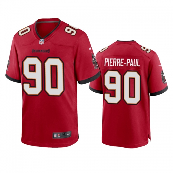 Tampa Bay Buccaneers Jason Pierre-Paul Red 2020 Game Jersey