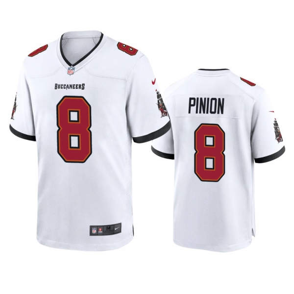 Tampa Bay Buccaneers Bradley Pinion White 2020 Game Jersey