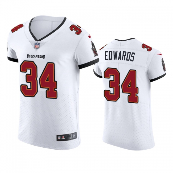 Tampa Bay Buccaneers Mike Edwards White 2020 Vapor Elite Jersey - Men's