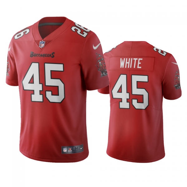 Tampa Bay Buccaneers Devin White Red 2020 Vapor Limited Jersey