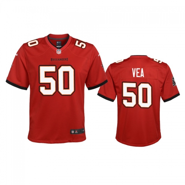 Youth Tampa Bay Buccaneers Vita Vea Red 2020 Game Jersey