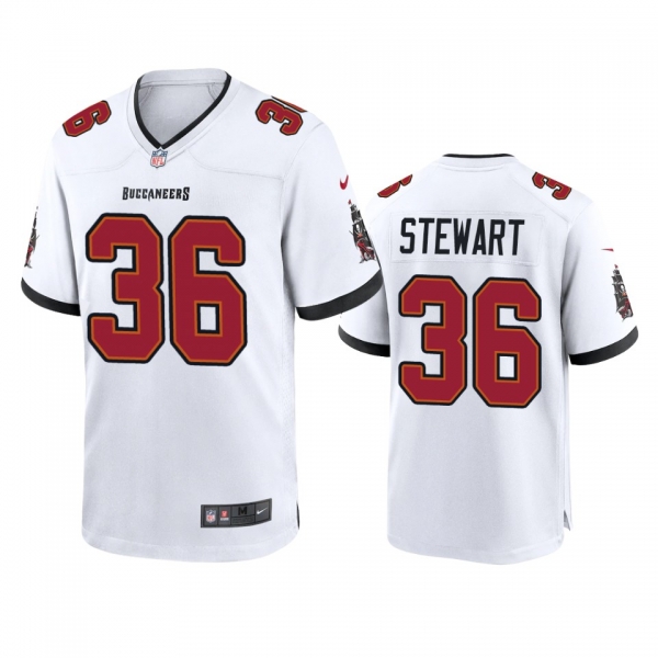 Tampa Bay Buccaneers M.J. Stewart White 2020 Game Jersey