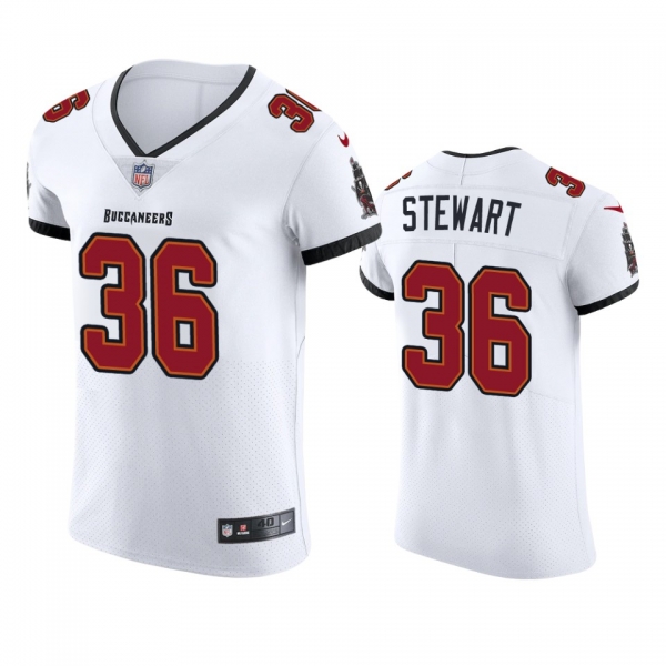 Tampa Bay Buccaneers M.J. Stewart White 2020 Vapor Elite Jersey - Men's