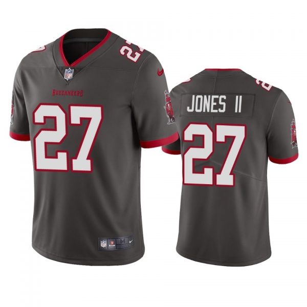 Tampa Bay Buccaneers Ronald Jones II Pewter 2020 Vapor Limited Jersey - Men's