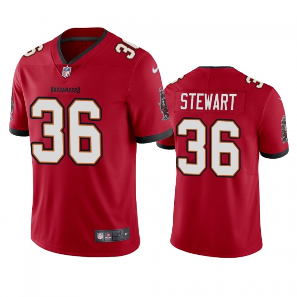 Tampa Bay Buccaneers M.J. Stewart Red 2020 Vapor Limited Jersey - Men's