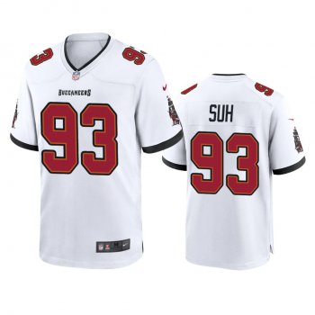 Tampa Bay Buccaneers Ndamukong Suh White 2020 Game Jersey