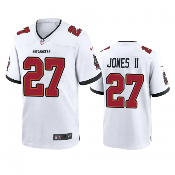 Tampa Bay Buccaneers Ronald Jones II White 2020 Game Jersey