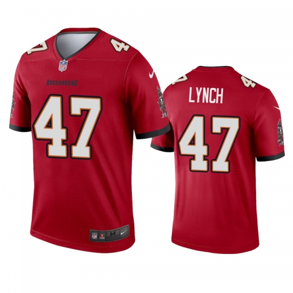 Tampa Bay Buccaneers John Lynch Red 2020 Legend Jersey - Men's