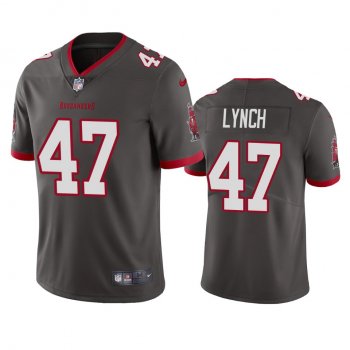 Tampa Bay Buccaneers John Lynch Pewter 2020 Vapor Limited Jersey - Men's