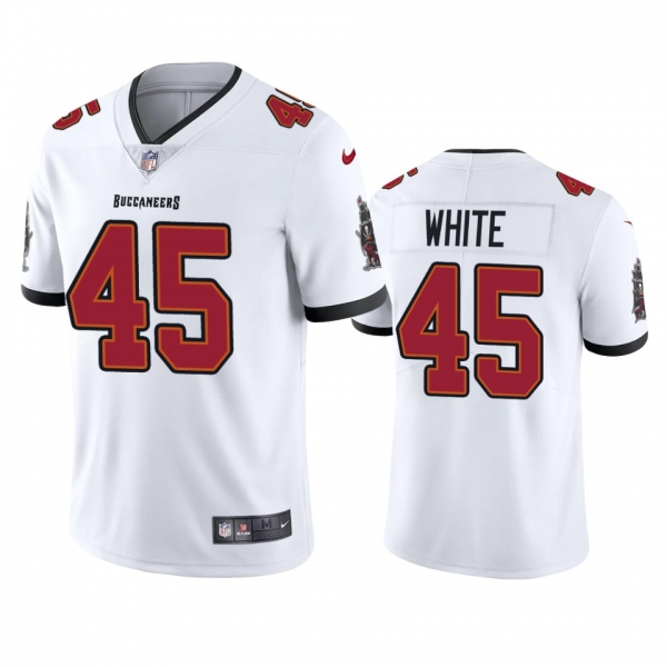 Tampa Bay Buccaneers Devin White White 2020 Vapor Limited Jersey - Men's