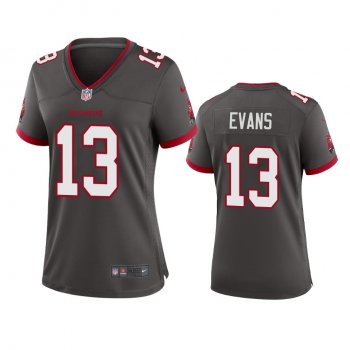 Women's Tampa Bay Buccaneers Mike Evans Pewter 2020 Game Jersey