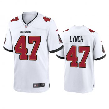 Tampa Bay Buccaneers John Lynch White 2020 Game Jersey