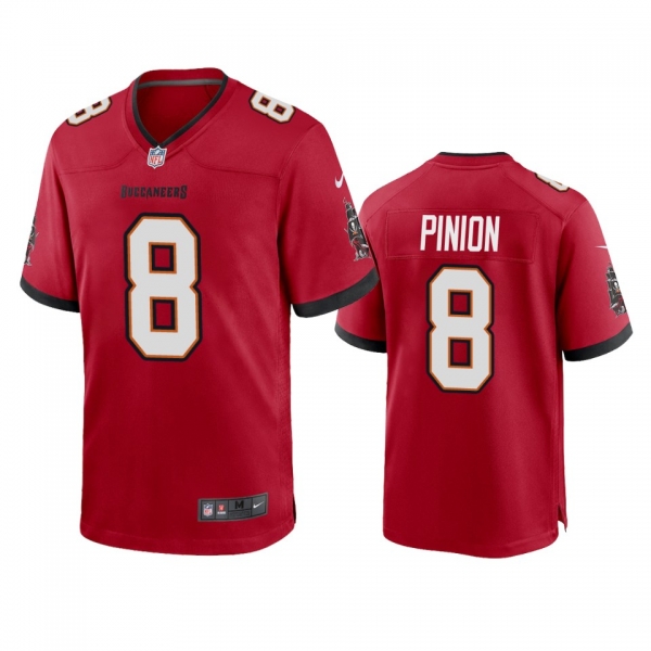 Tampa Bay Buccaneers Bradley Pinion Red 2020 Game Jersey