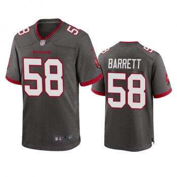 Tampa Bay Buccaneers Shaquil Barrett Pewter 2020 Game Jersey