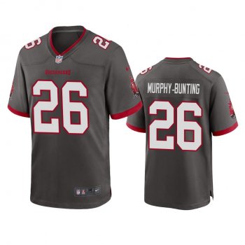 Tampa Bay Buccaneers Sean Murphy-Bunting Pewter 2020 Game Jersey