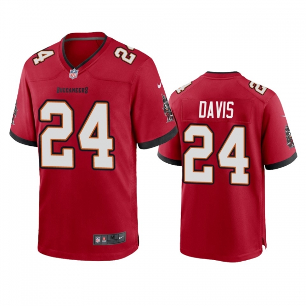 Tampa Bay Buccaneers Carlton Davis Red 2020 Game Jersey