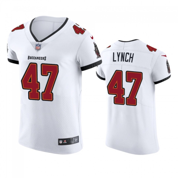 Tampa Bay Buccaneers John Lynch White 2020 Vapor Elite Jersey - Men's