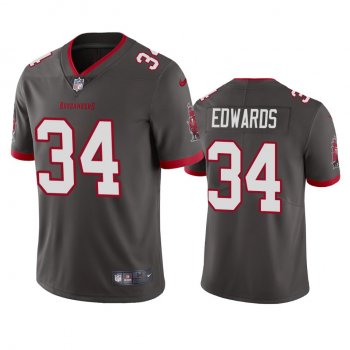 Tampa Bay Buccaneers Mike Edwards Pewter 2020 Vapor Limited Jersey - Men's