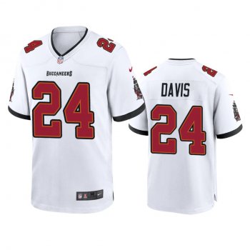 Tampa Bay Buccaneers Carlton Davis White 2020 Game Jersey