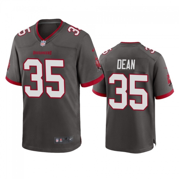 Tampa Bay Buccaneers Jamel Dean Pewter 2020 Game Jersey