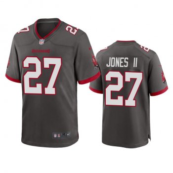 Tampa Bay Buccaneers Ronald Jones II Pewter 2020 Game Jersey