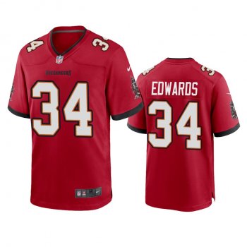 Tampa Bay Buccaneers Mike Edwards Red 2020 Game Jersey