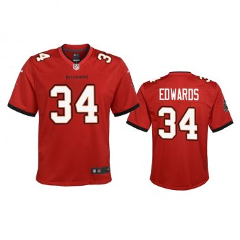 Youth Tampa Bay Buccaneers Mike Edwards Red 2020 Game Jersey