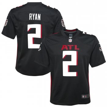 Youth Atlanta Falcons Matt Ryan Nike Black Game Jersey