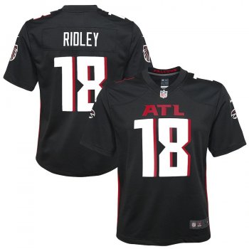 Youth Atlanta Falcons Calvin Ridley Nike Black Game Jersey