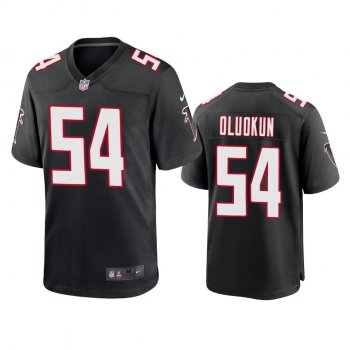 Men's Atlanta Falcons Foyesade Oluokun Black 2020 Throwback Game Jersey