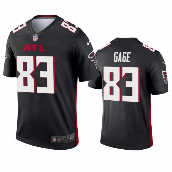 Men's Atlanta Falcons Russell Gage Black 2020 Legend Jersey