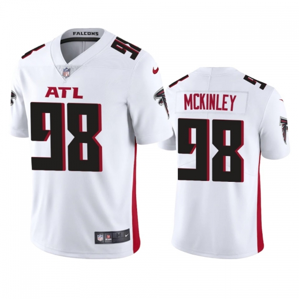 Men's Atlanta Falcons Takkarist McKinley White 2020 Vapor Limited Jersey