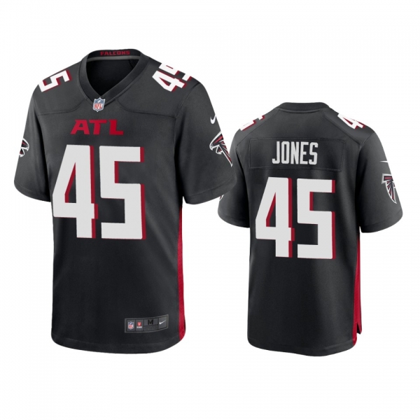 Men's Atlanta Falcons Deion Jones Black 2020 Game Jersey