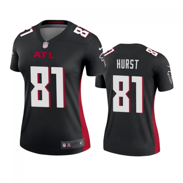 Women's Atlanta Falcons Hayden Hurst Black 2020 Legend Jersey