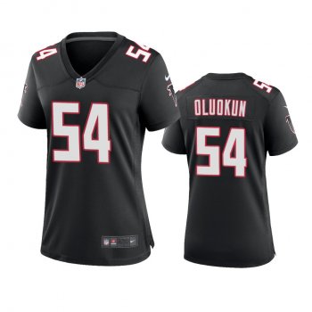 Women's Atlanta Falcons Foyesade Oluokun Black 2020 Throwback Game Jersey